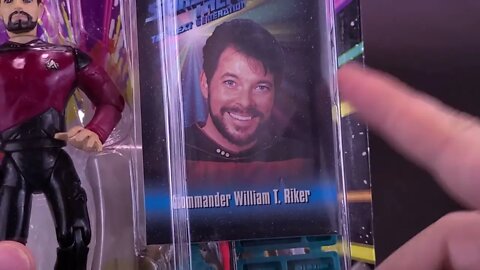 Playmates Toys Star Trek TNG Commander Riker Figure @The Review Spot