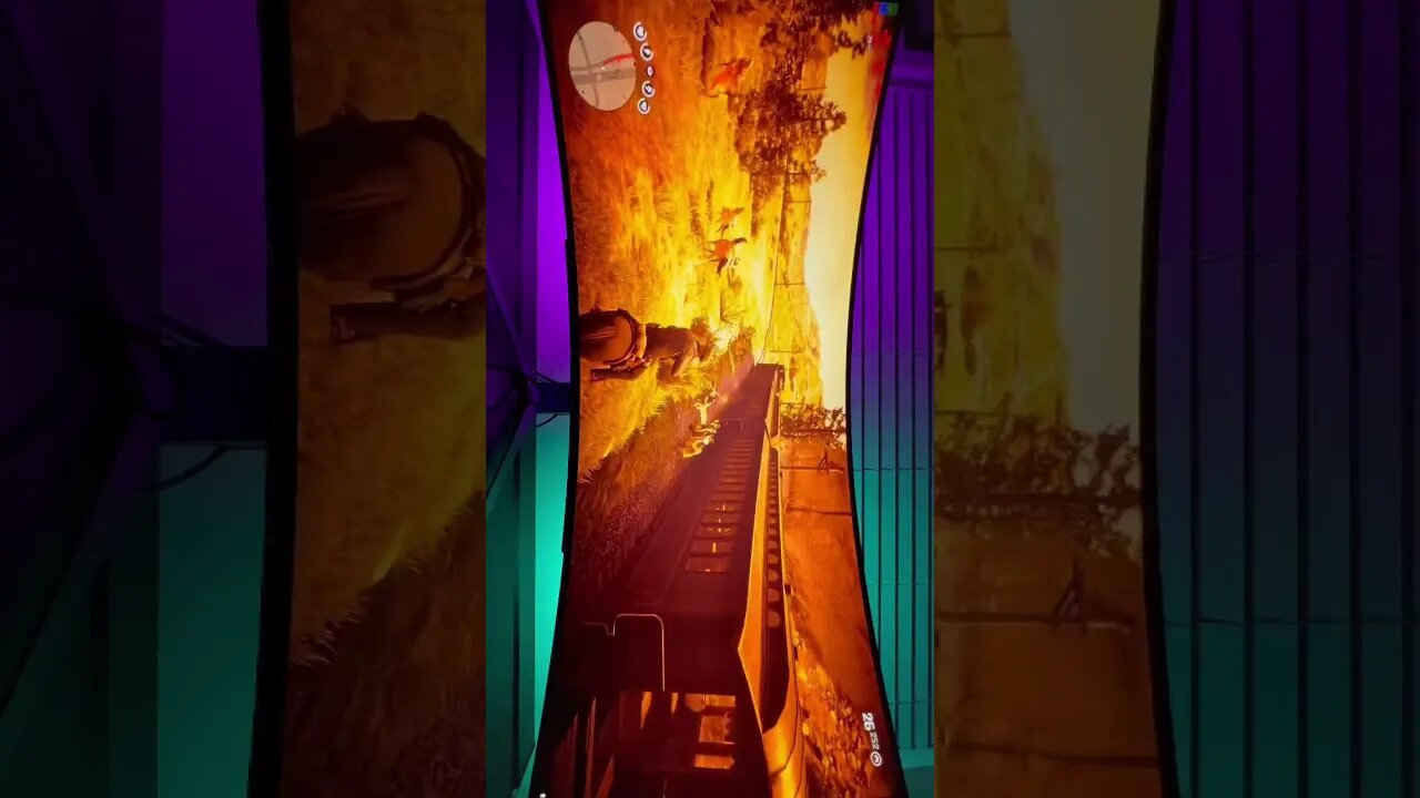 RDR 2 on a LG 45” UltraGear OLED! Full video on my channel #gamingsetup #gaming #reddeadredemtion2