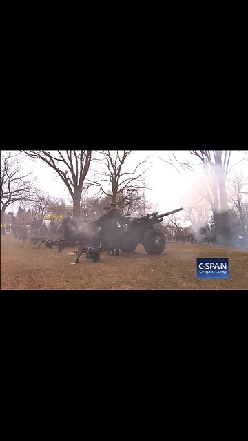4 cannon inauguration salute for Nixon
