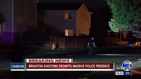 Police swarm Brighton neighborhood after shooting