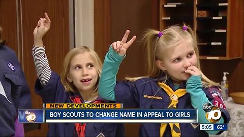 Boy Scouts to change name in appeal to girls