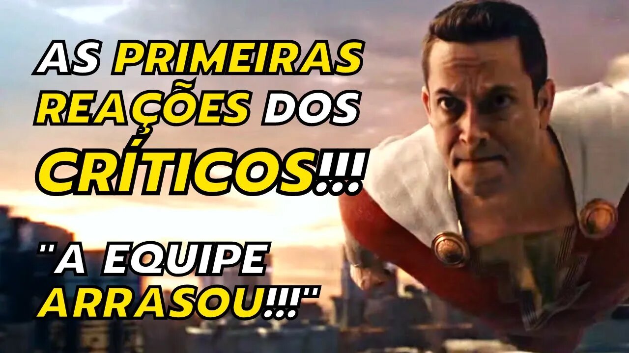 SHAZAM 2: REVELADAS AS PRIMEIRAS REAÇÕES DOS CRÍTICOS À FÚRIA DOS DEUSES!!! E ELAS SÃO BOAS!!!