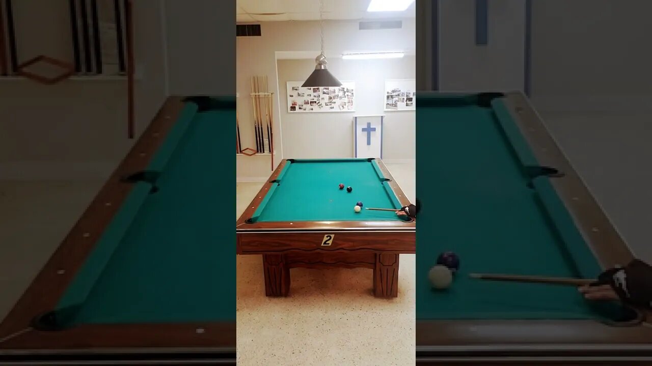 #shorts #billiards #pool horrible setup. nice save