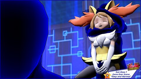 Neo Pokken Tournament Sub Boss Game Over Scene 1 "Easy and Normal" (Old Mature Video)