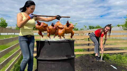 A New Recipe! Juicy Smoked Chicken And A Smokehouse With Your Own Hands