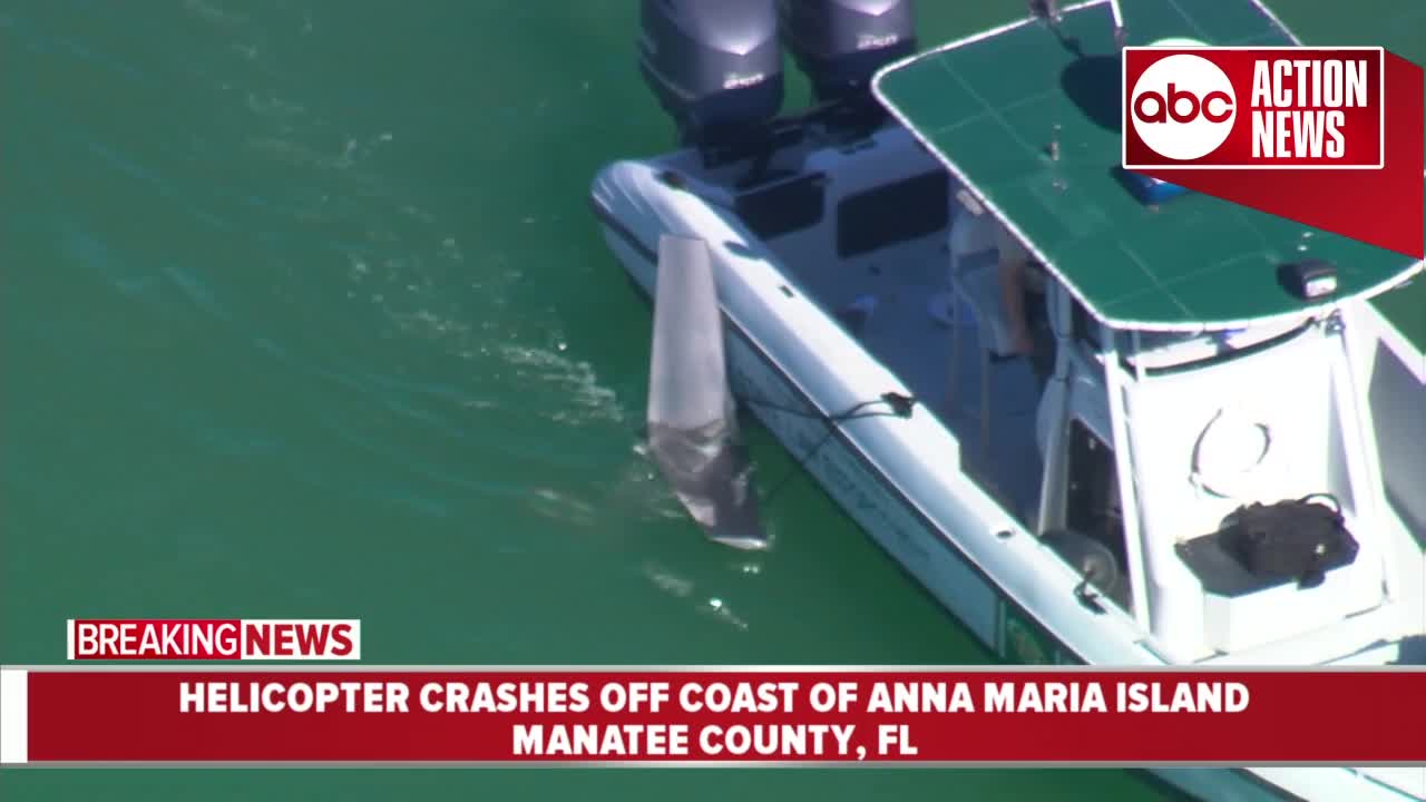 Helicopter crashes off coast of Anna Maria Island