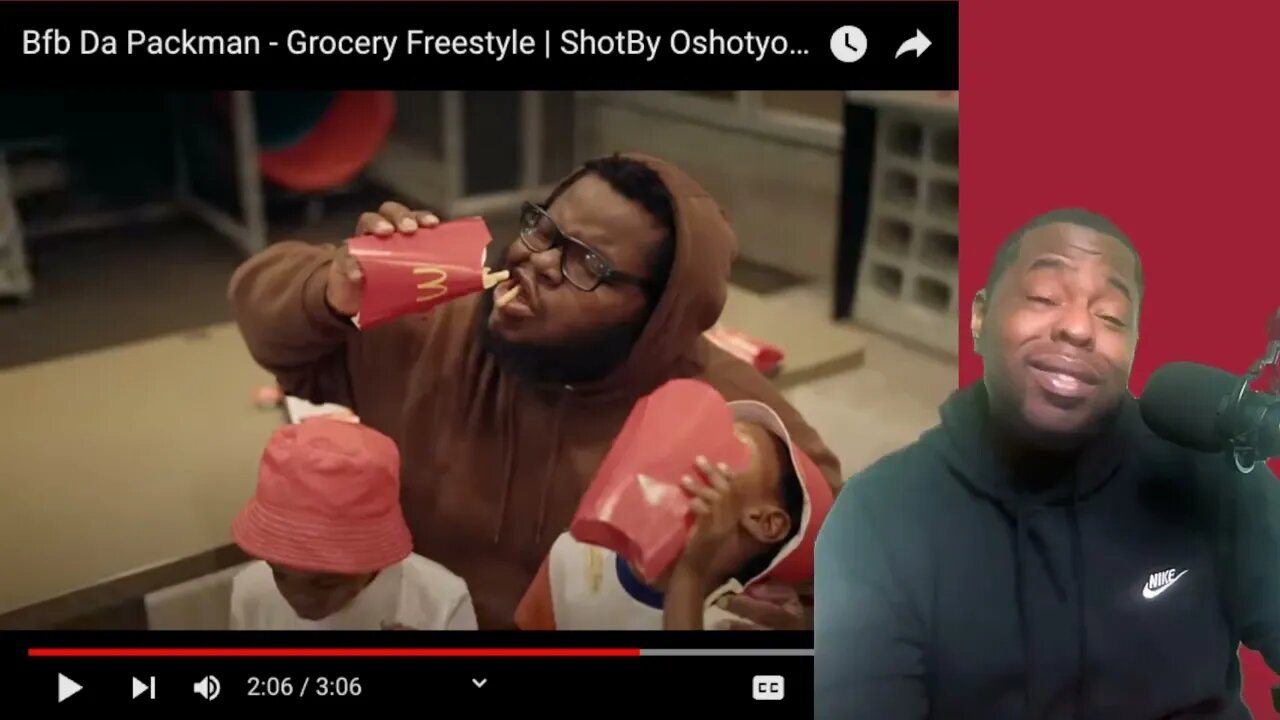 ROCKET REACTS To BFB Da PACKMAN - Grocery Freestyle
