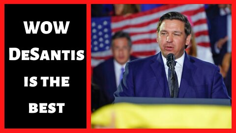 This is why DeSantis is the best!