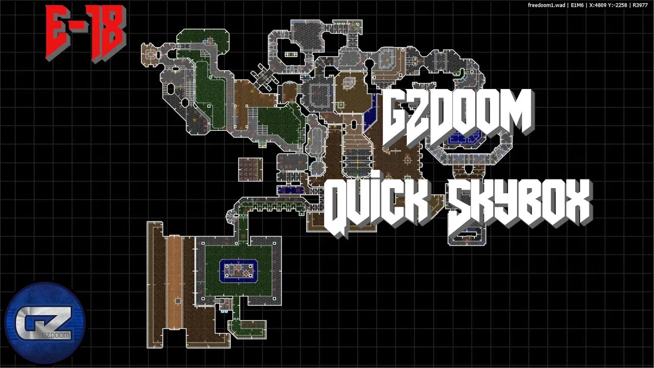 GZDoom Mapping - Quick Skybox - Tutorial 18 | Ultimate Doom Builder(UDB)