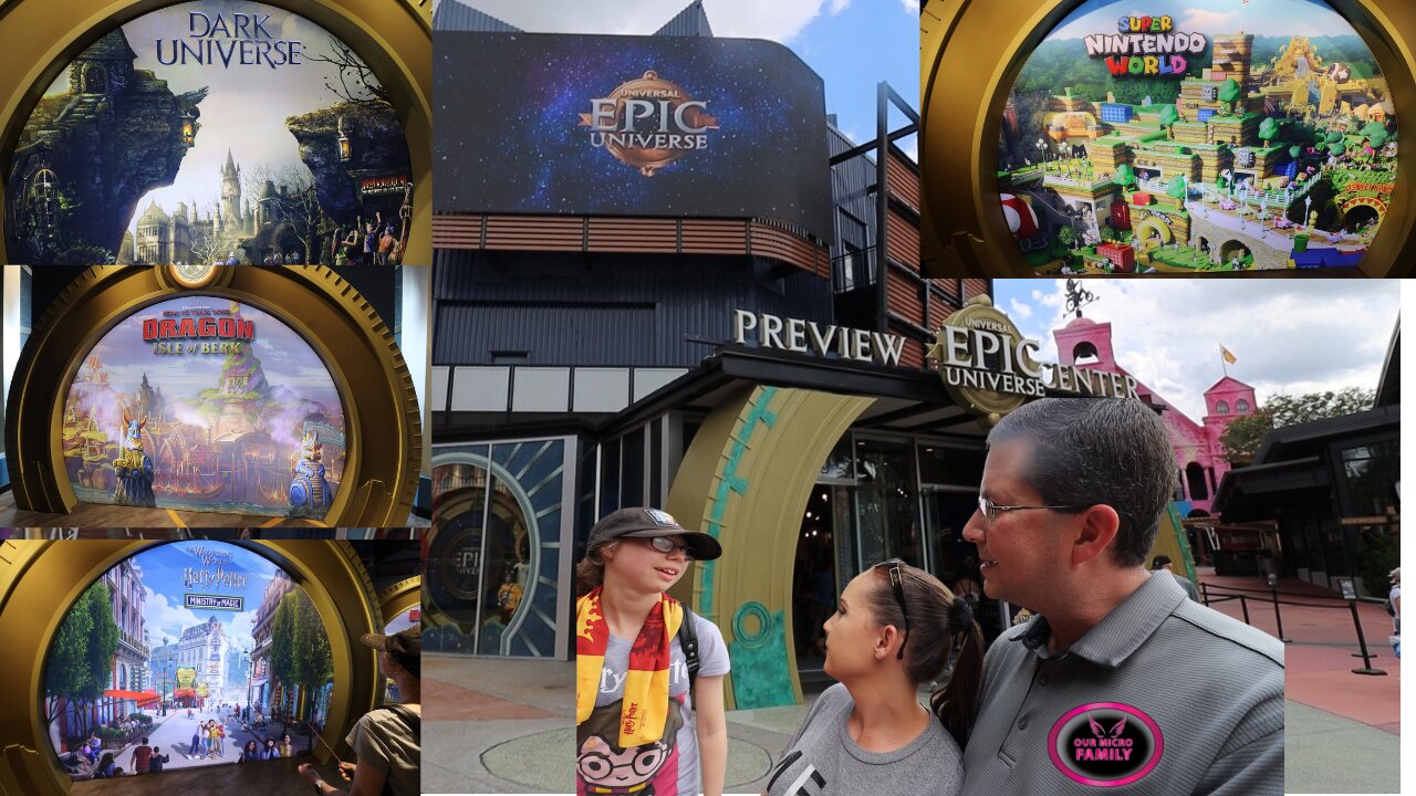 Amazing Universal Orlando Epic Universe Preview Center Unveiling and Florida Rainy Days