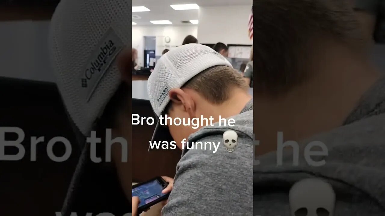 Bro Thought He Was Funny💀