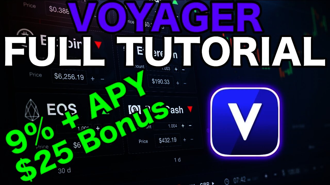 VOYAGER: Full Tutorial (9%+ APY + $25 Easy Bonus!)