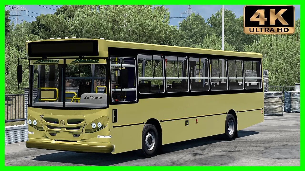 Mercedes-Benz OF - La Favorita bus in Portugal | Euro Truck Simulator 2 Gameplay "4K"