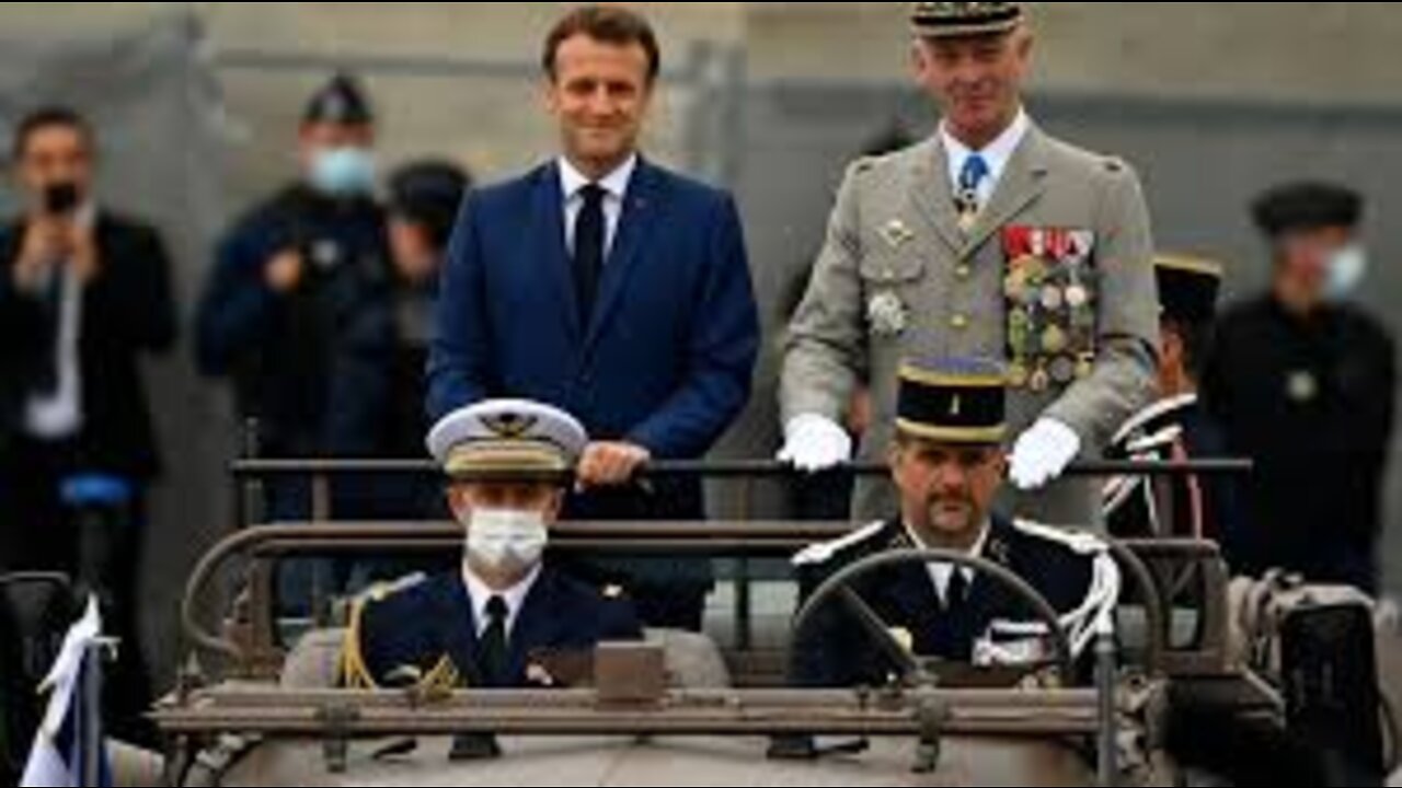 Macron Trembles with Fear as Crowd Loudly Boo Him during Bastille Day Parade