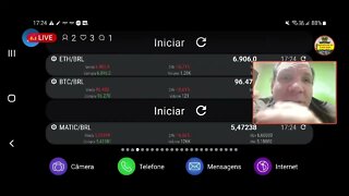 Ao vivo - Criptomoedas caem muito forte