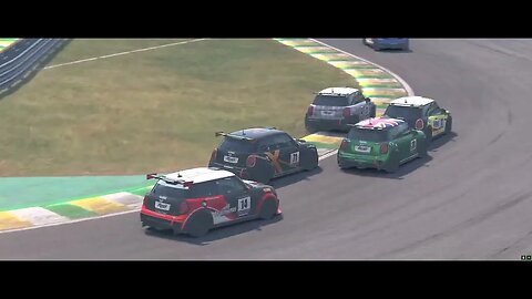Automobilista 2 - 50 Mini Coopers in a short race