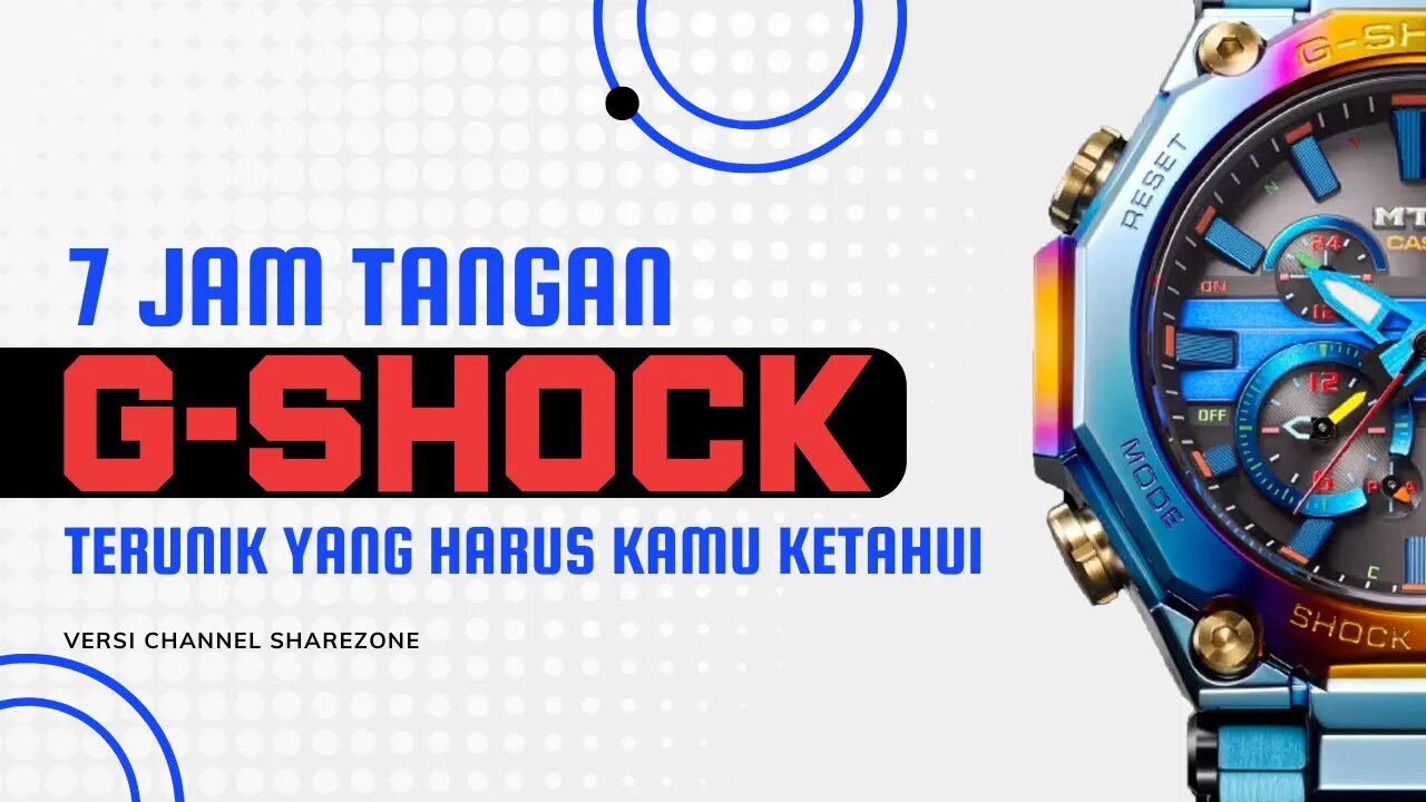 7 REKOMENDASI JAM TANGAN CASIO G-SHOCK UNIK DAN TERBAIK 2023