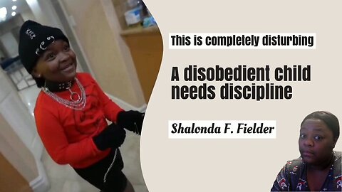 A disobedient child needs discipline (disturbing)