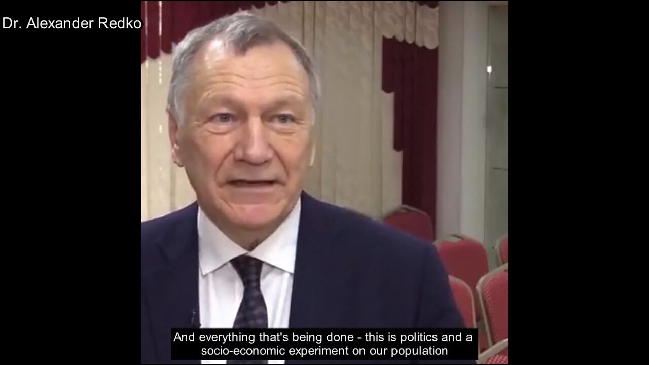 Dr.Alexander Redko, PhD: There´s no effective "vaccine" that works against COVID