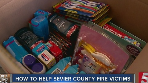 Cash Donations Best Way to Help Sevier County Fire Victims