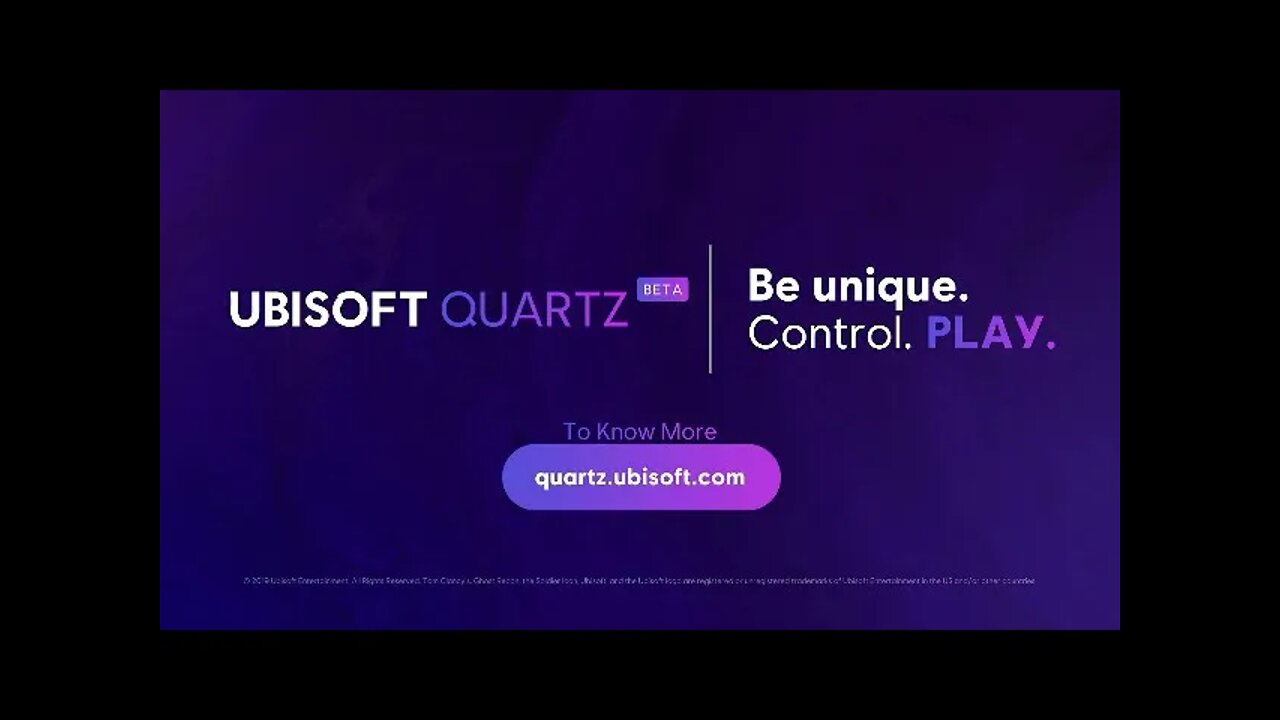 Ubisoft Quartz: Announce Trailer (Anti-Censorship Re-Upload)