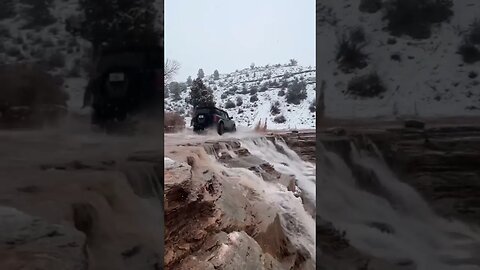 Is driving across a waterfall a good idea? #ford #fordbronco #bronconation #bronco #waterfall