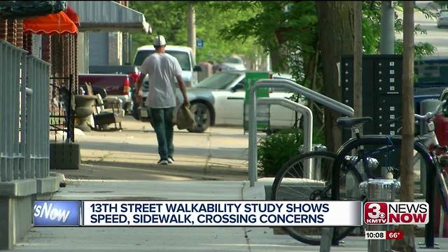 13th street walkability study reveals, speed, sidewalks, crosswalks concern