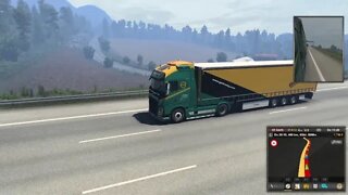 Eurotrucksimulator 2. Mit dem LKW durch Europa Auf der Pro Mod mit guter Musik.