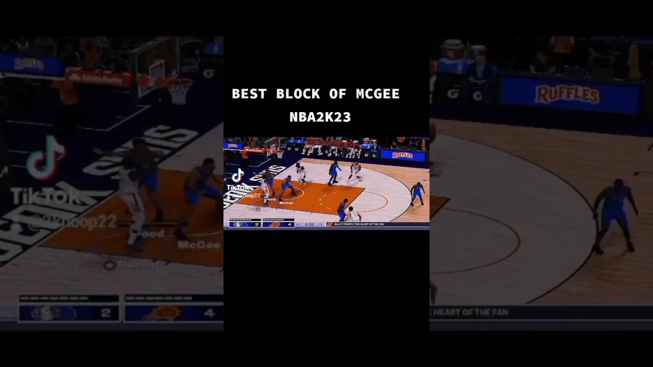 #mcgee INSANE BLOCK NBA2K23