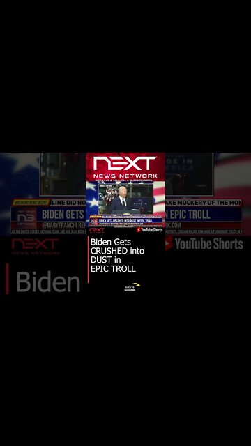 Biden Gets CRUSHED into DUST in EPIC TROLL #shorts