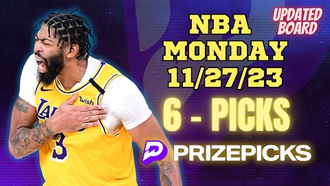 #PRIZEPICKS | BEST PICKS #NBA MONDAY | 11/27/2023 | TODAY | BEST BETS | #BASKETBALL | PROP BETS