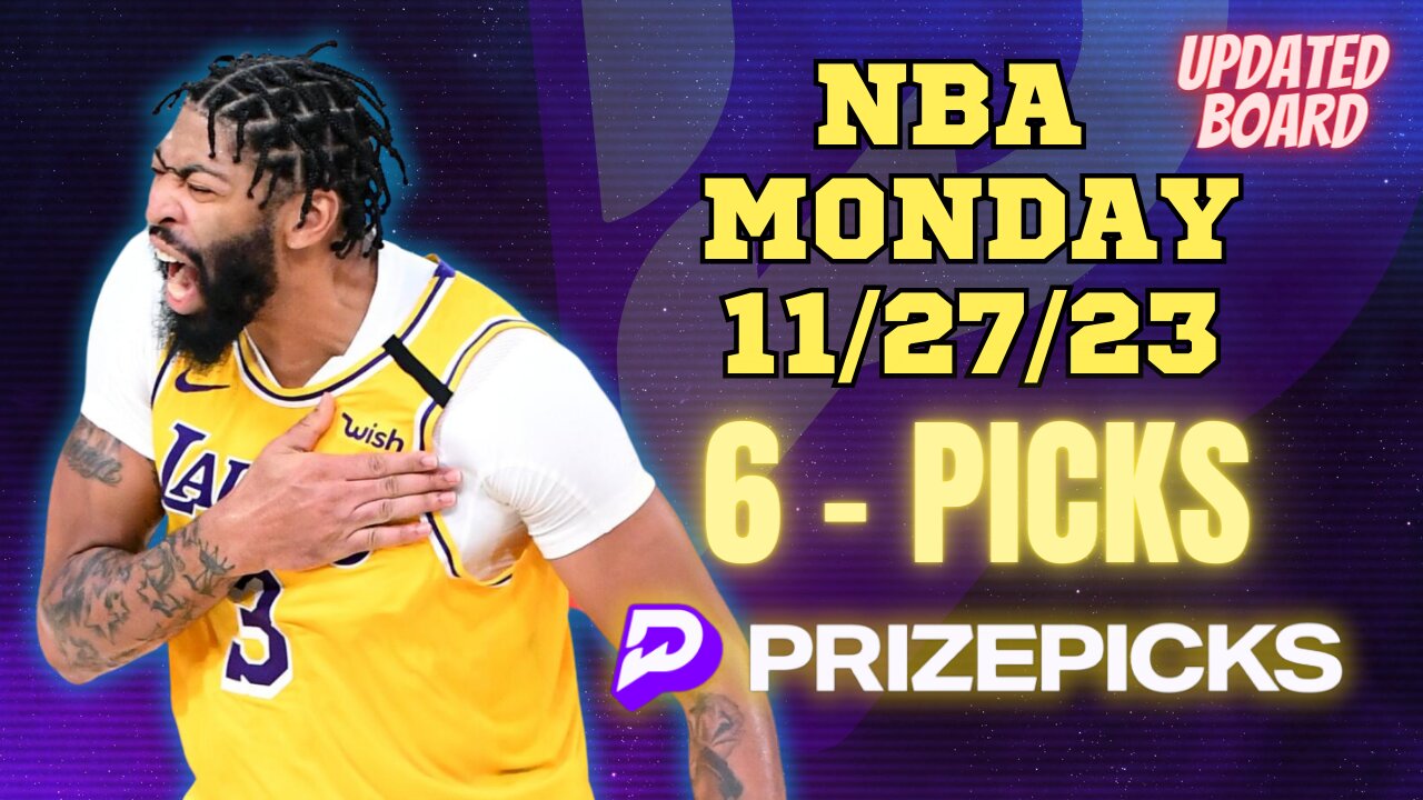 #PRIZEPICKS | BEST PICKS #NBA MONDAY | 11/27/2023 | TODAY | BEST BETS | #BASKETBALL | PROP BETS