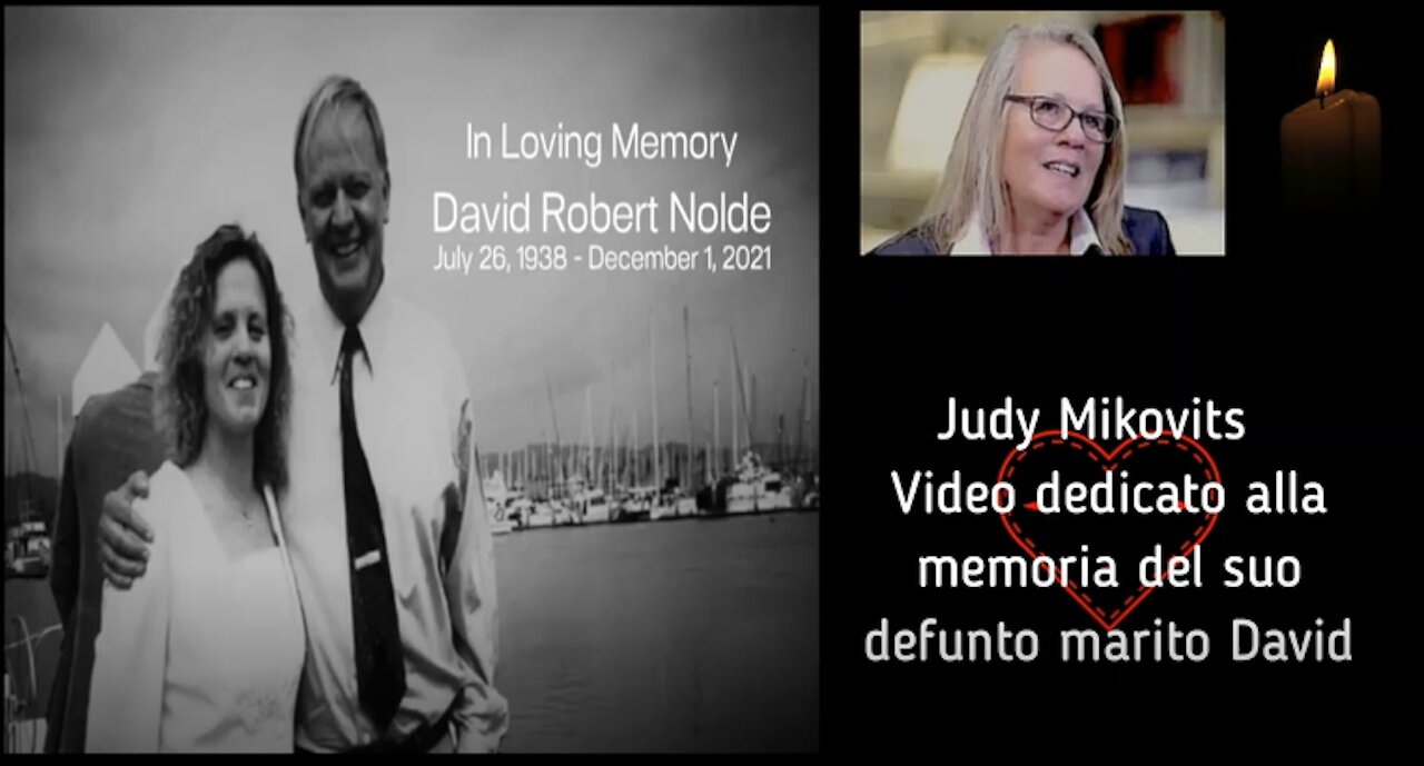 Judy Mikovits - Video dedicato alla memoria del suo defunto marito David