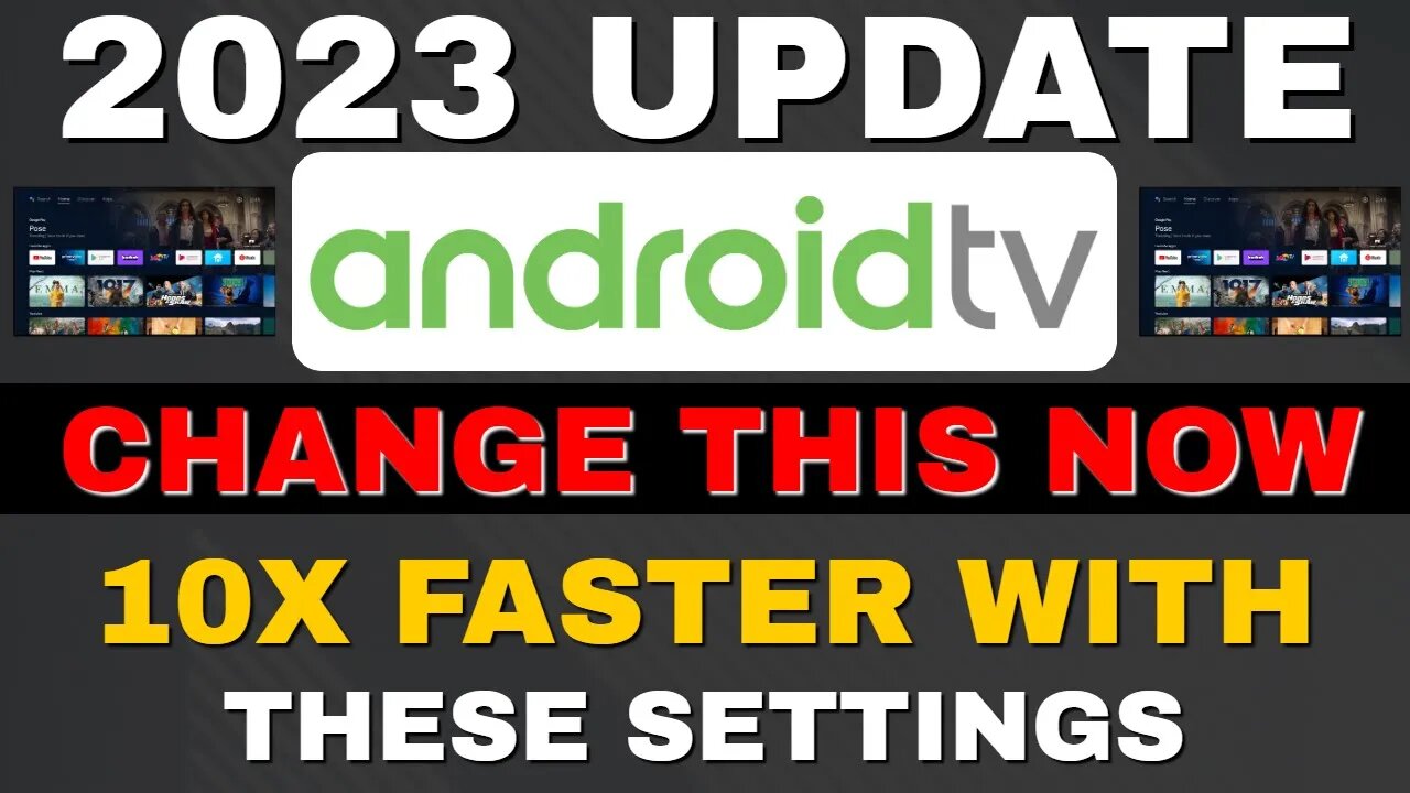 ANDROID TV SETTINGS YOU NEED TO TURN OFF NOW!!! 10X FASTER!