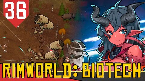 FOGO CRUZADO - Rimworld Biotech #36 [Série Gameplay PT-BR]