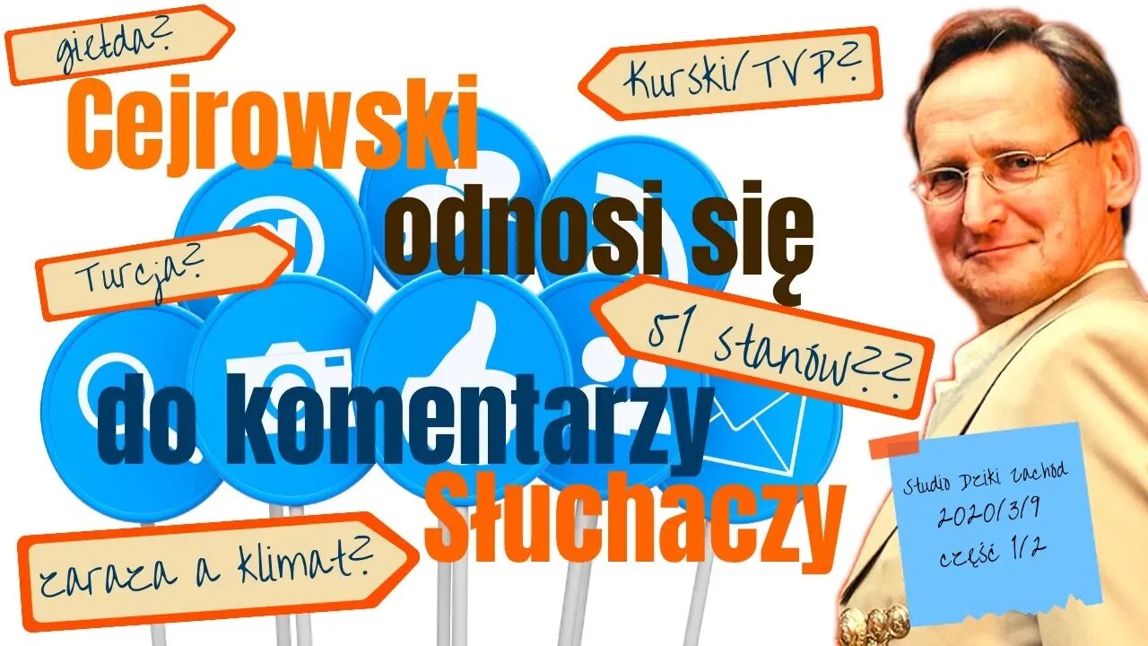 SDZ49/1 Cejrowski odpowiada Słuchaczom 2020/3/9 Studio Dziki Zachód