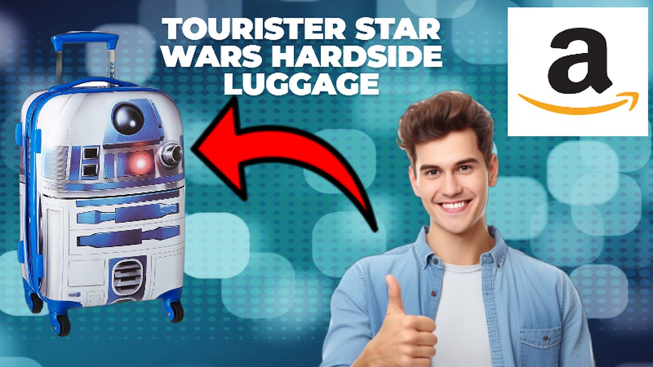 American Tourister Star Wars Hardside Luggage with Spinner Wheels, R2D2, Carry-On 21-Inch