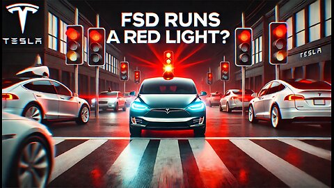 Tesla FSD Fails: Watch as Full Self-Driving Blows Through a Red Light!