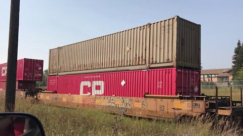 Eastbound CP Rail Intermodal at Keith Yards