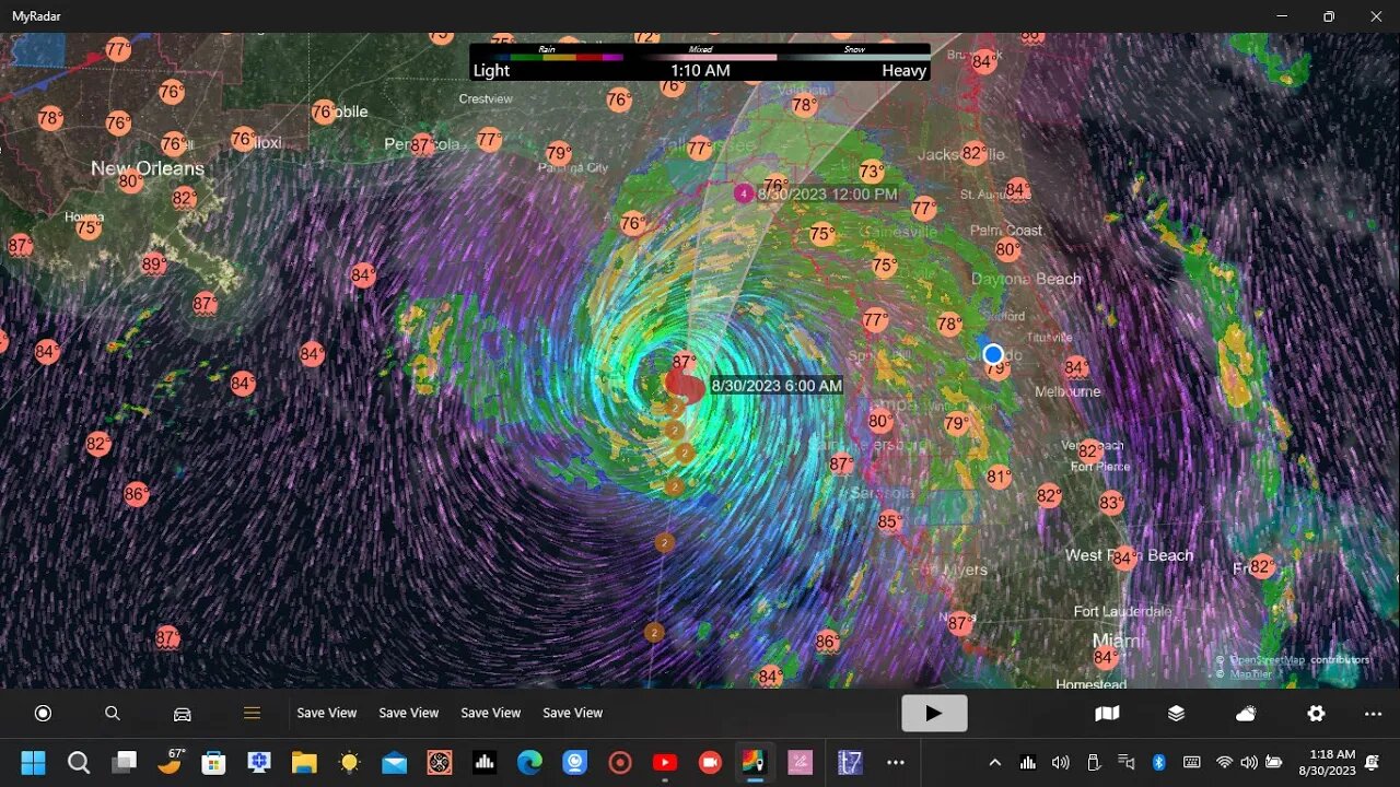 Hurricane Idalia radar coverage part two