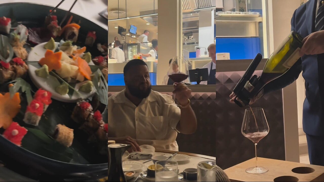 Indulge in DJ Khaled's Opulent Dining Affair: Luxury Elevated!