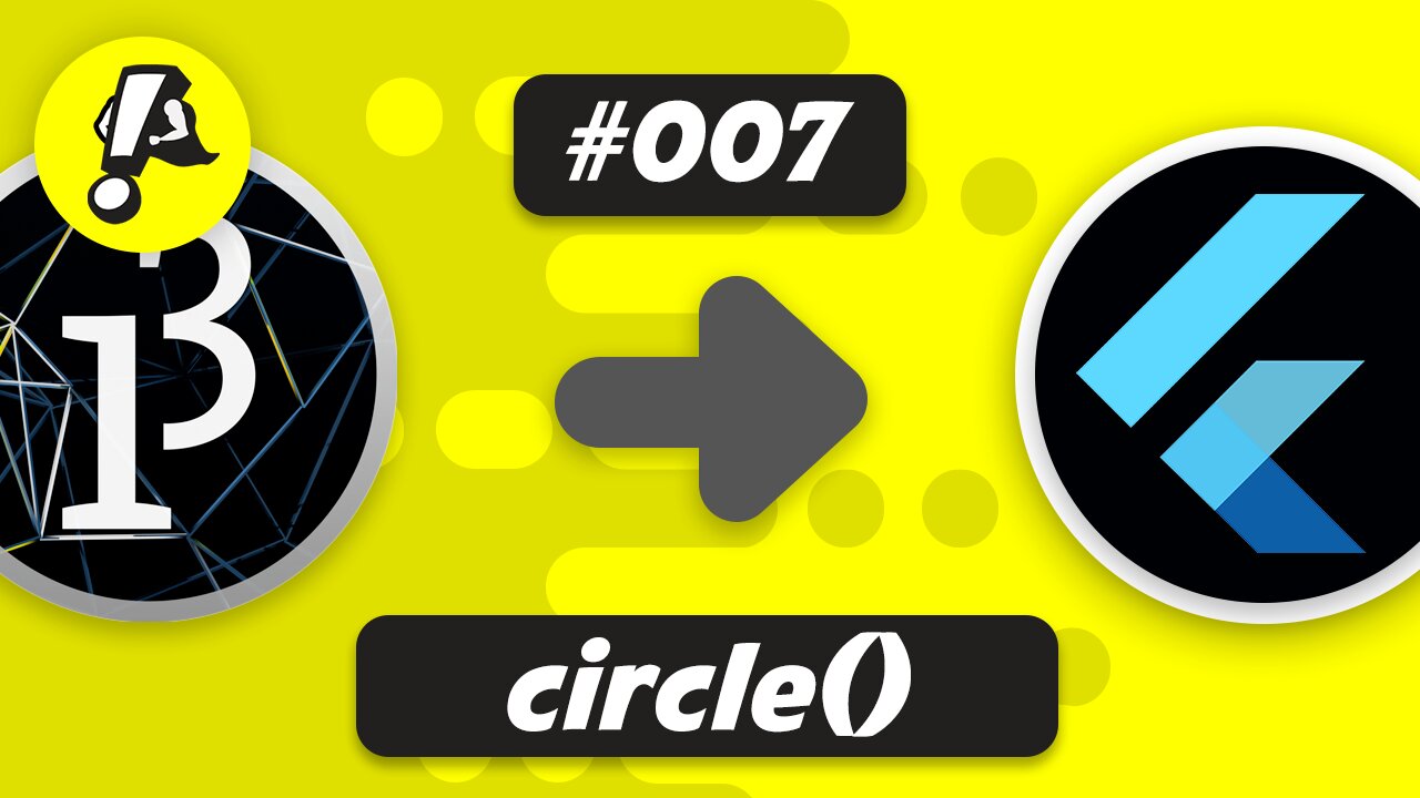 Ep. 007 - Draw a circle | Flutter Processing