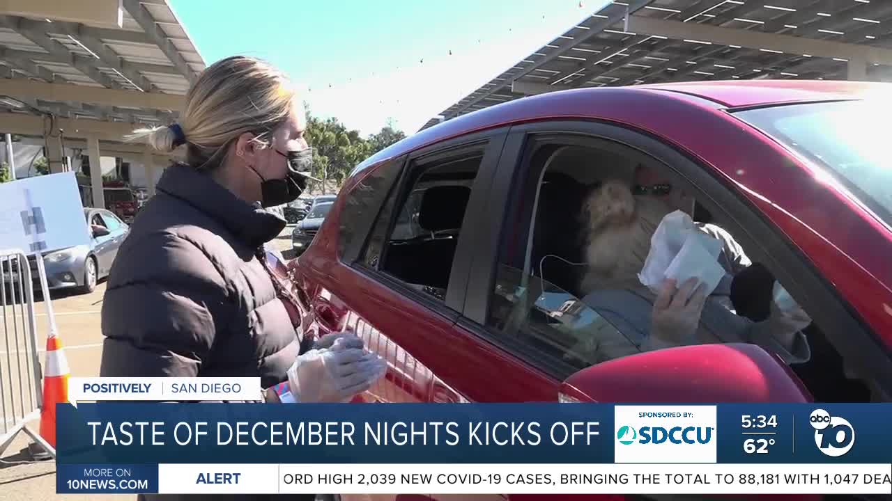 San Diegans drive up for Taste of December Nights