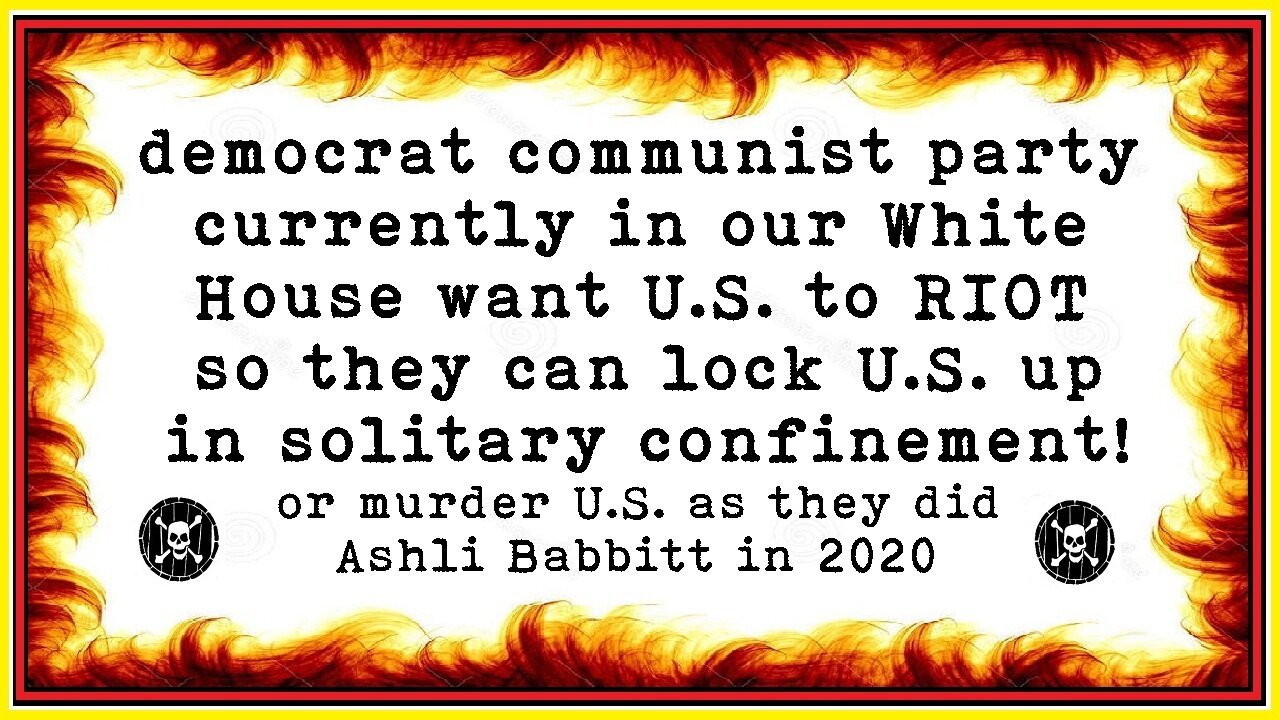 2022 U.S. RIOT WARNING