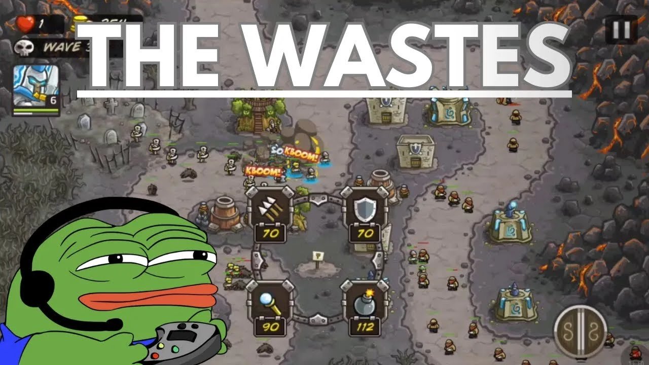 Mastering Kingdom Rush - The Wastes - Tactics The Art of Tower Placement - Tower Defense Challenges