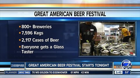 How much beer will be at the Great American Beer Festival?