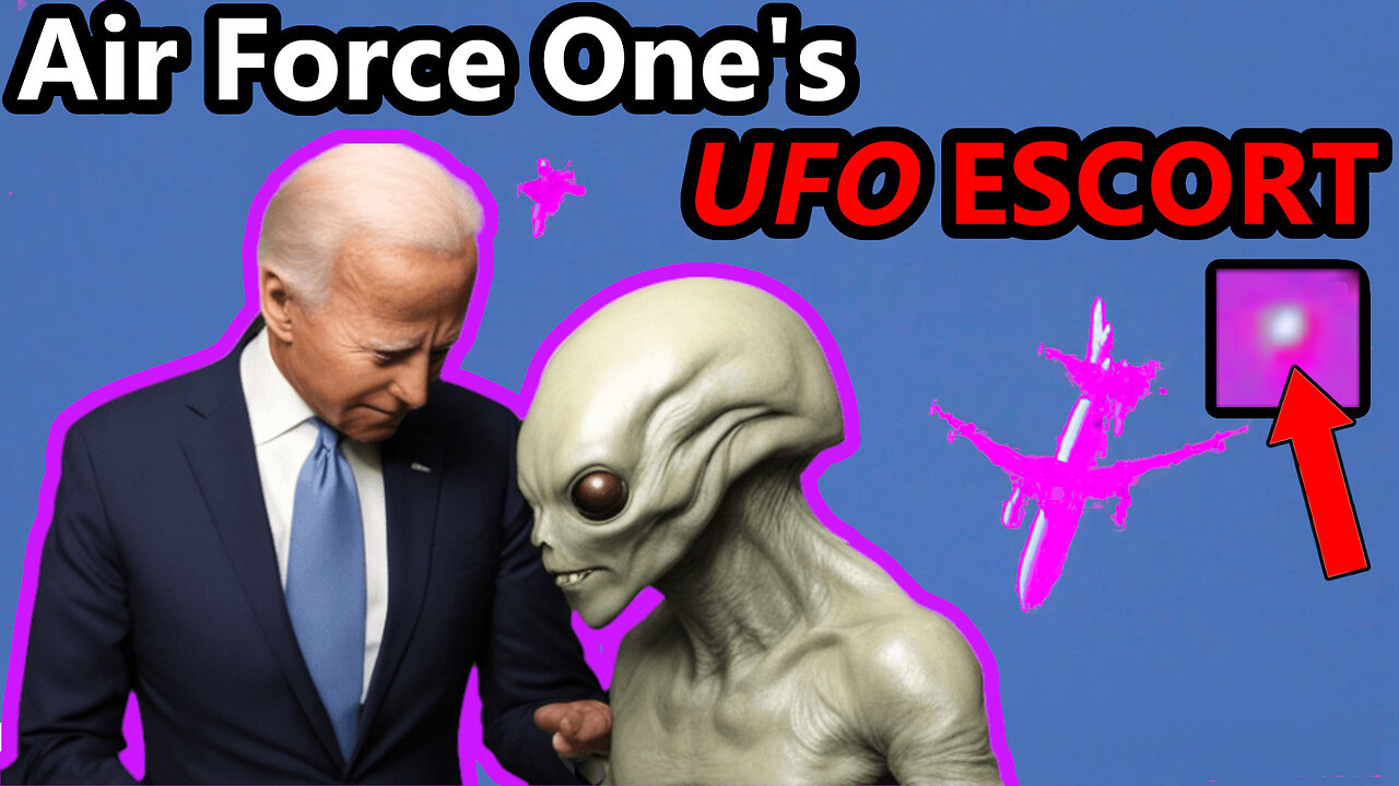 UFO Escorting BIDEN's Air Force One Trip at LAX