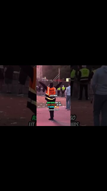 Bro forgot he was working the concert🤣😭