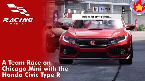 A Team Race on Chicago Mini with the Honda Civic Type R | Racing Master