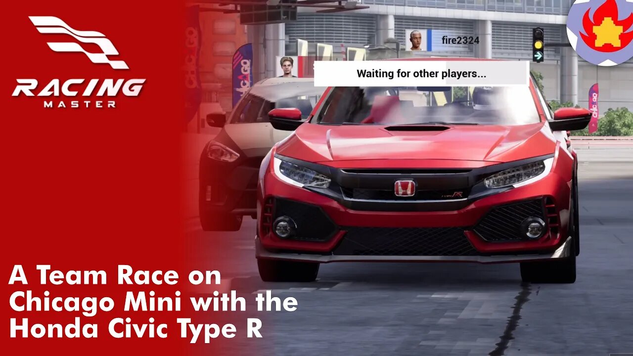 A Team Race on Chicago Mini with the Honda Civic Type R | Racing Master